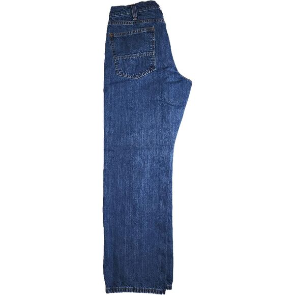 Carhartt Men's Fleece Lined Relaxed Fit Blue Denim Jeans Size 34 x 30 - Picture 2 of 7